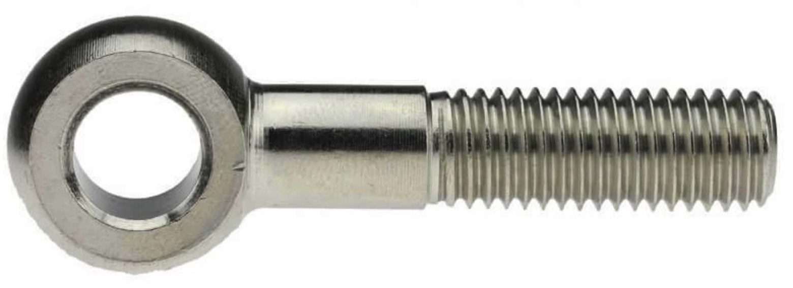 Śruby oczkowe M12x100 mm Nierdzewne A2 pół gwint Argip 10 szt.