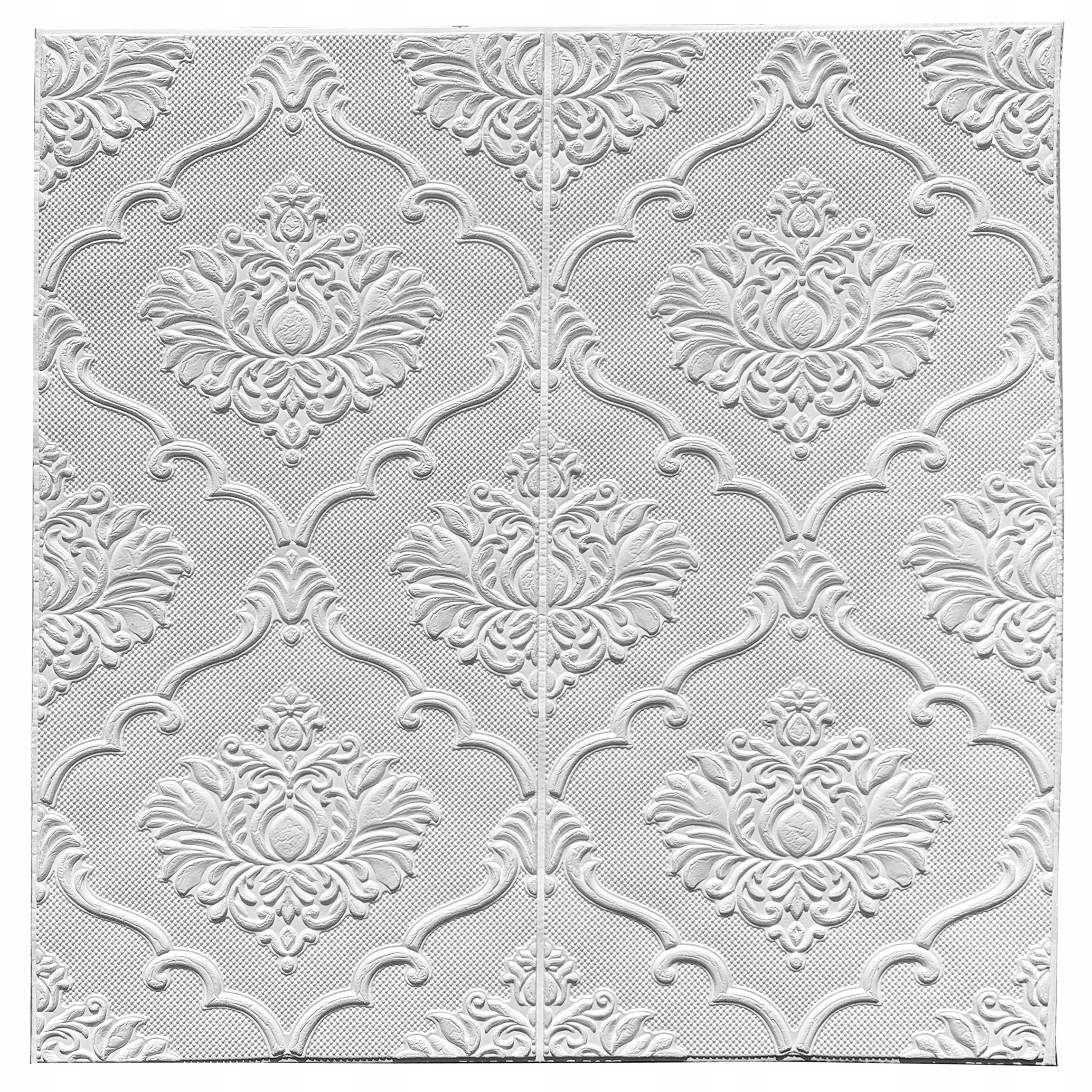 Tapeta samoprzylepna Panele ścienne 3D BIAŁE SL021