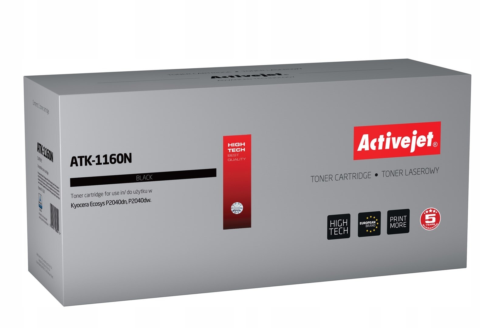 Activejet ATK-1160N Toner (zamiennik do Kyocera TK-1160; Supreme; 7200 stro