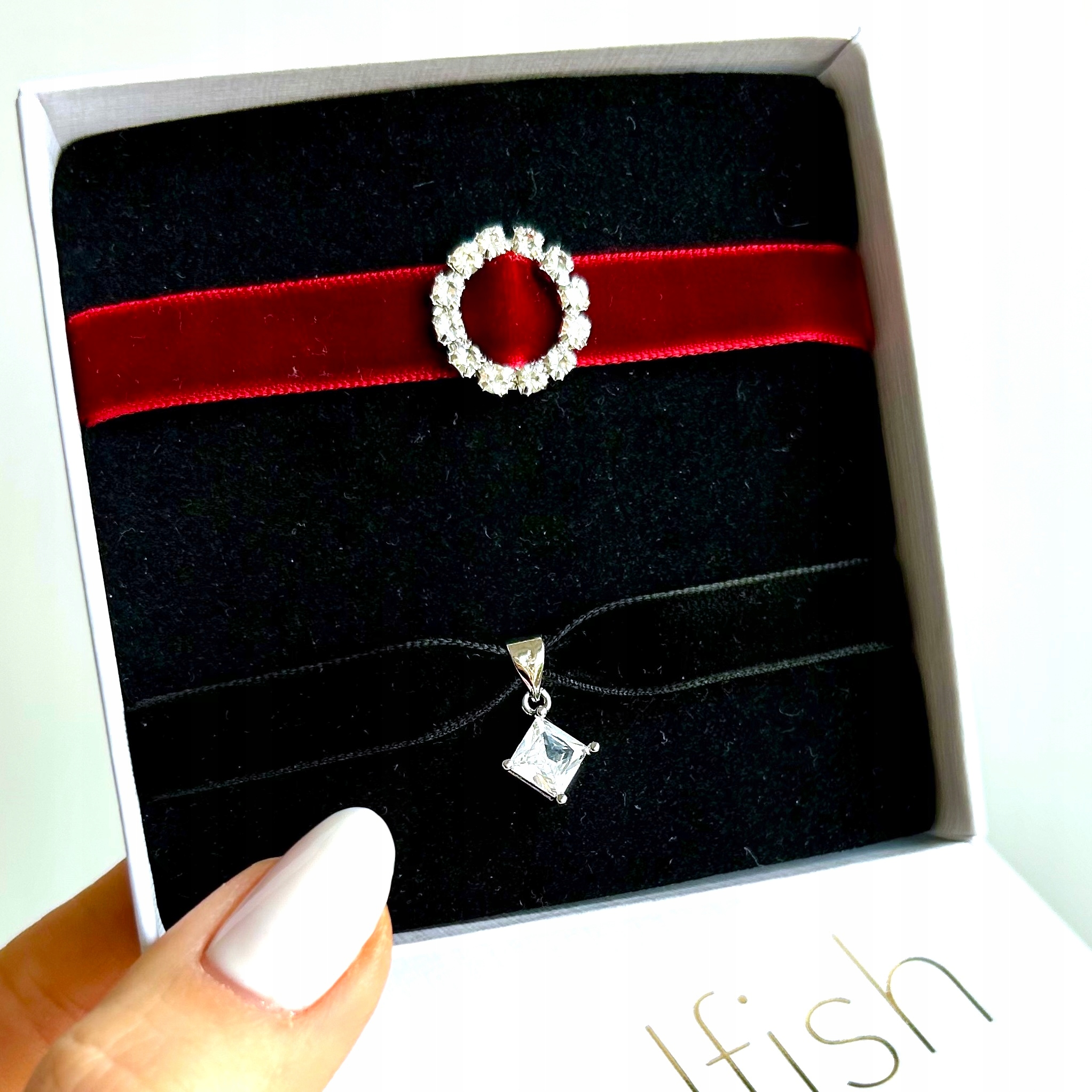 Módní Dárek pro dívku k Vánocům Chokery Náhrdelníky Sametové pozlacené