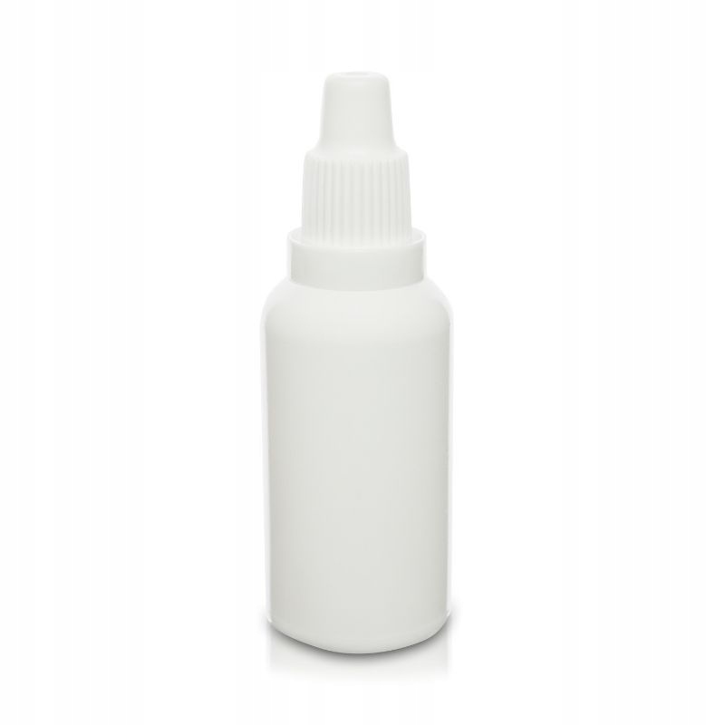 

Butelka Pe-hd 30 ml biała z dozownikiem
