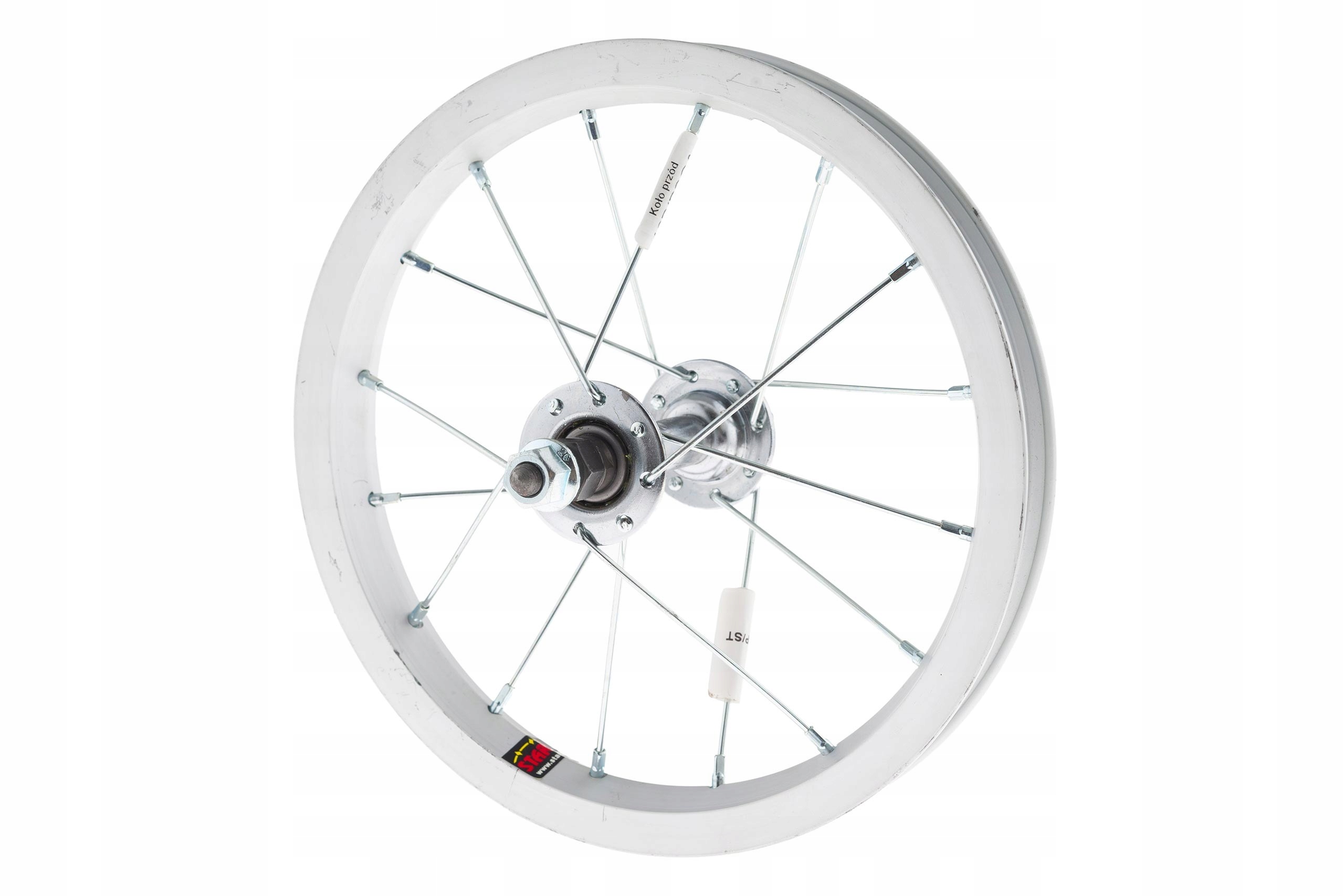 KOŁO ROWEROWE 12 PRZÓD OBRĘCZ ALUMINIUM Marka inna