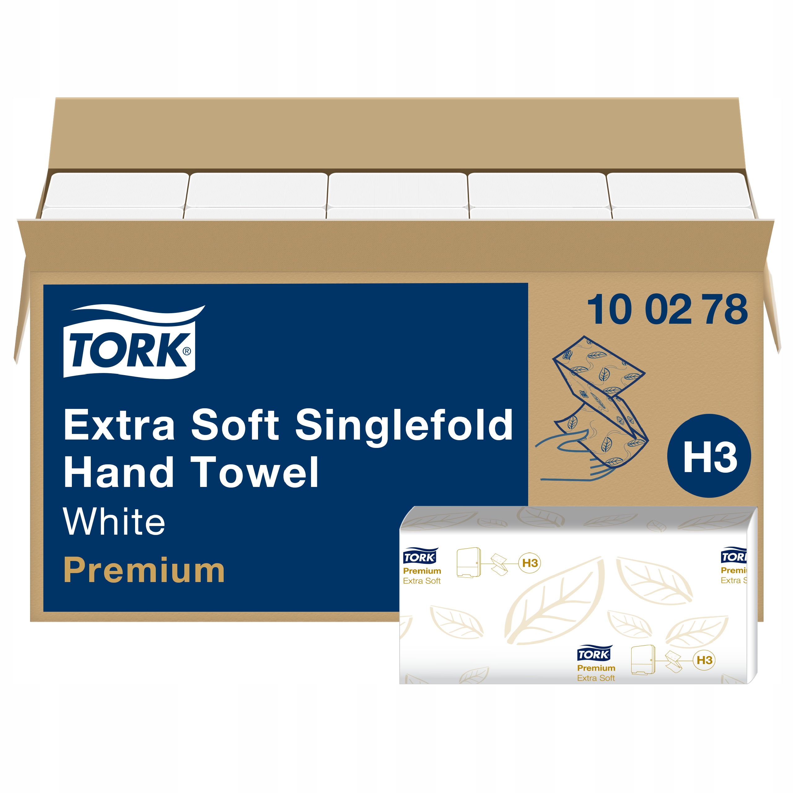 Ręcznik papierowy Zz C kuchenny biały W Składce celuloza 15 szt Tork 100278