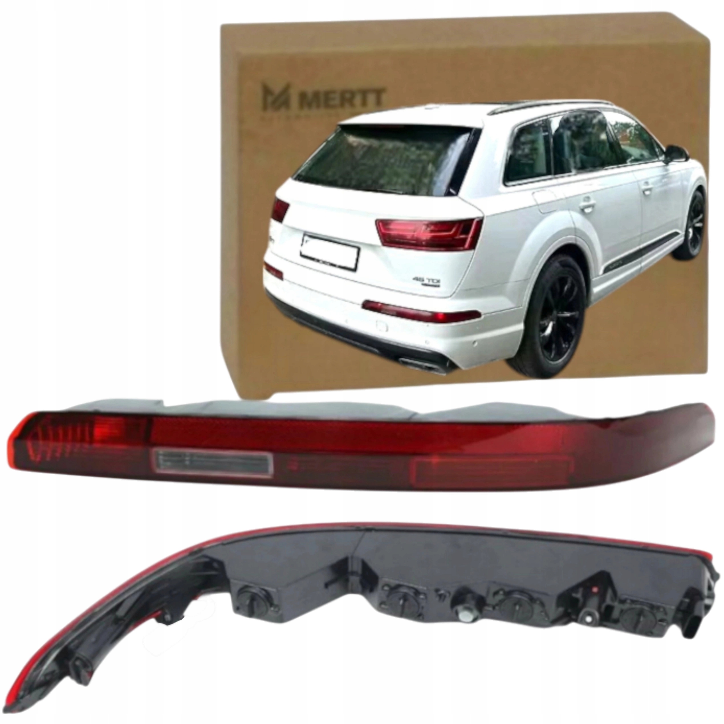 Audi Q7 4 M 2015-2020 Zadní Světlo Pravé Zadního Nárazníku Protimlhové