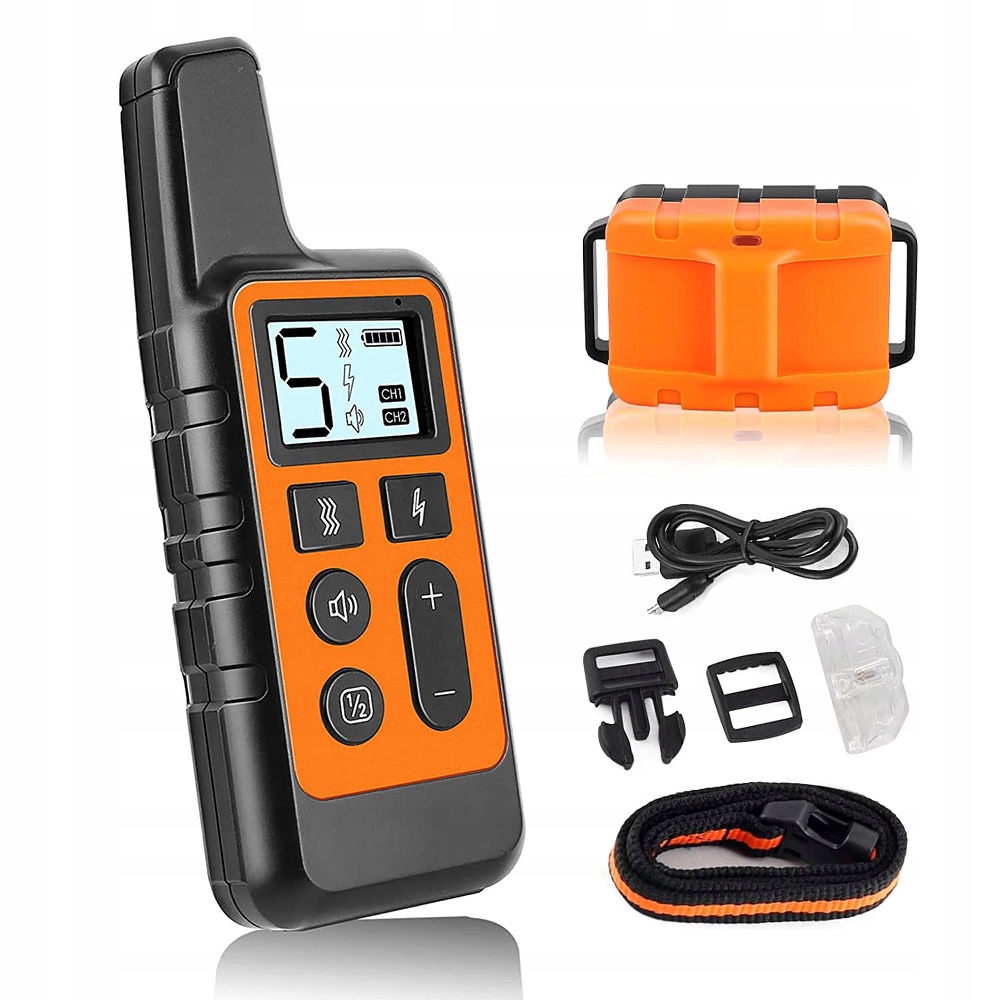 Levně Tréninkový Obojek S Dálkovým Ovládáním 500 M, Voděodolný Proti Štěkání