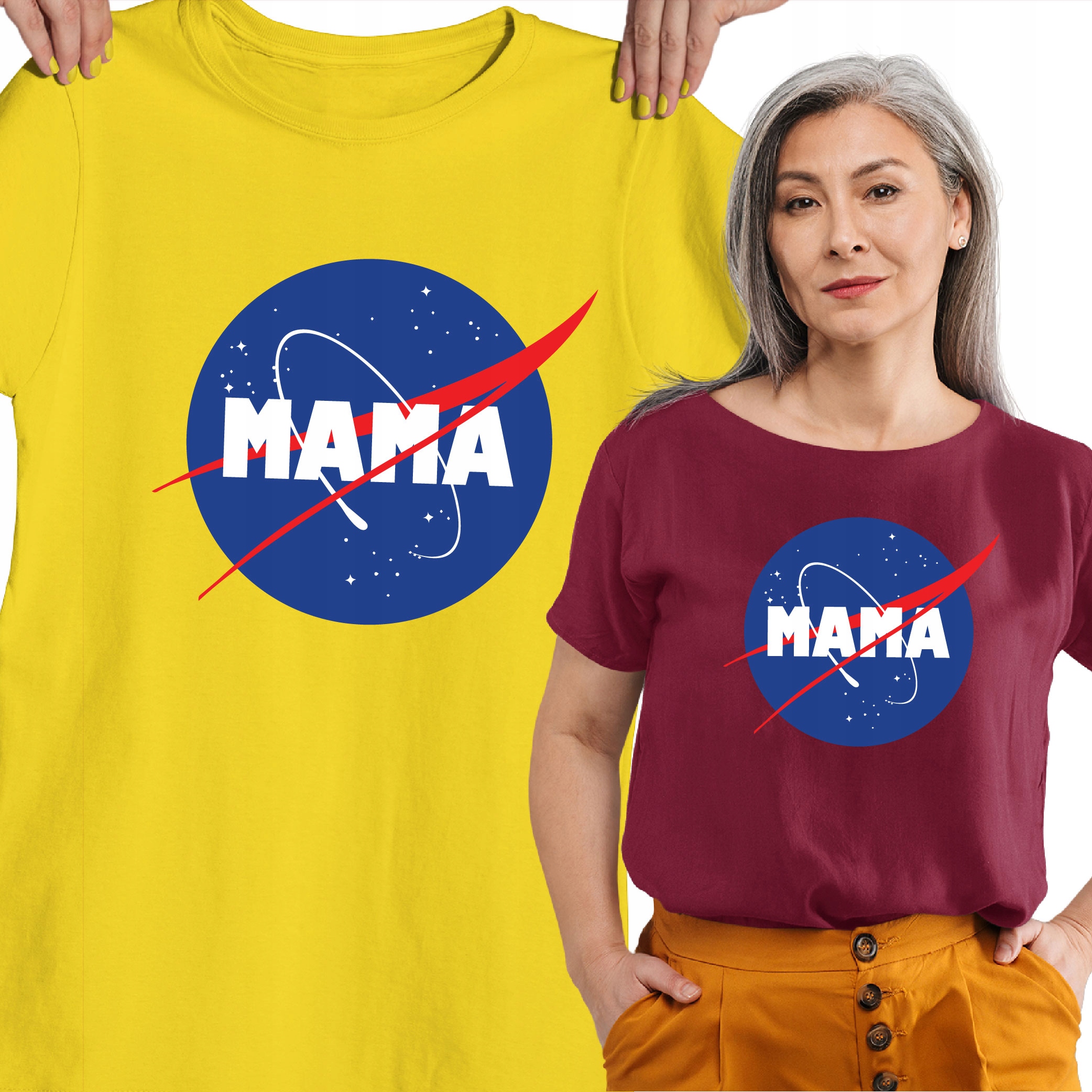 

Koszulka Na Prezent Dla Mamy Nasa Spacex Mama