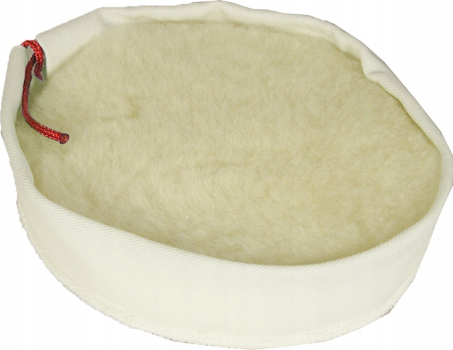 Futro polerskie z naturalnej wełny wiązane 150 mm App Fach