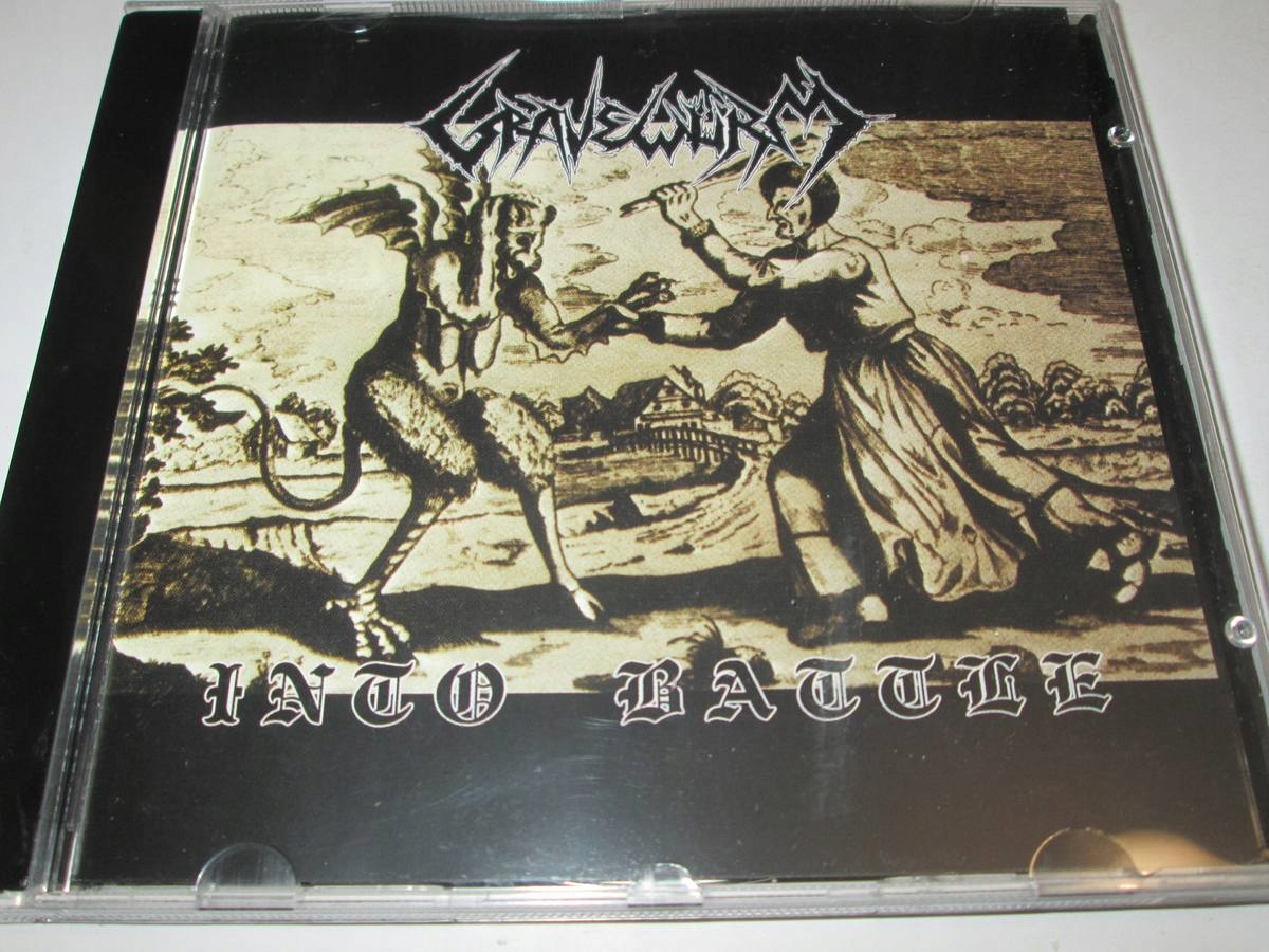 Gravewurm- Into Battle cd 2003 (Black Metal -usa)