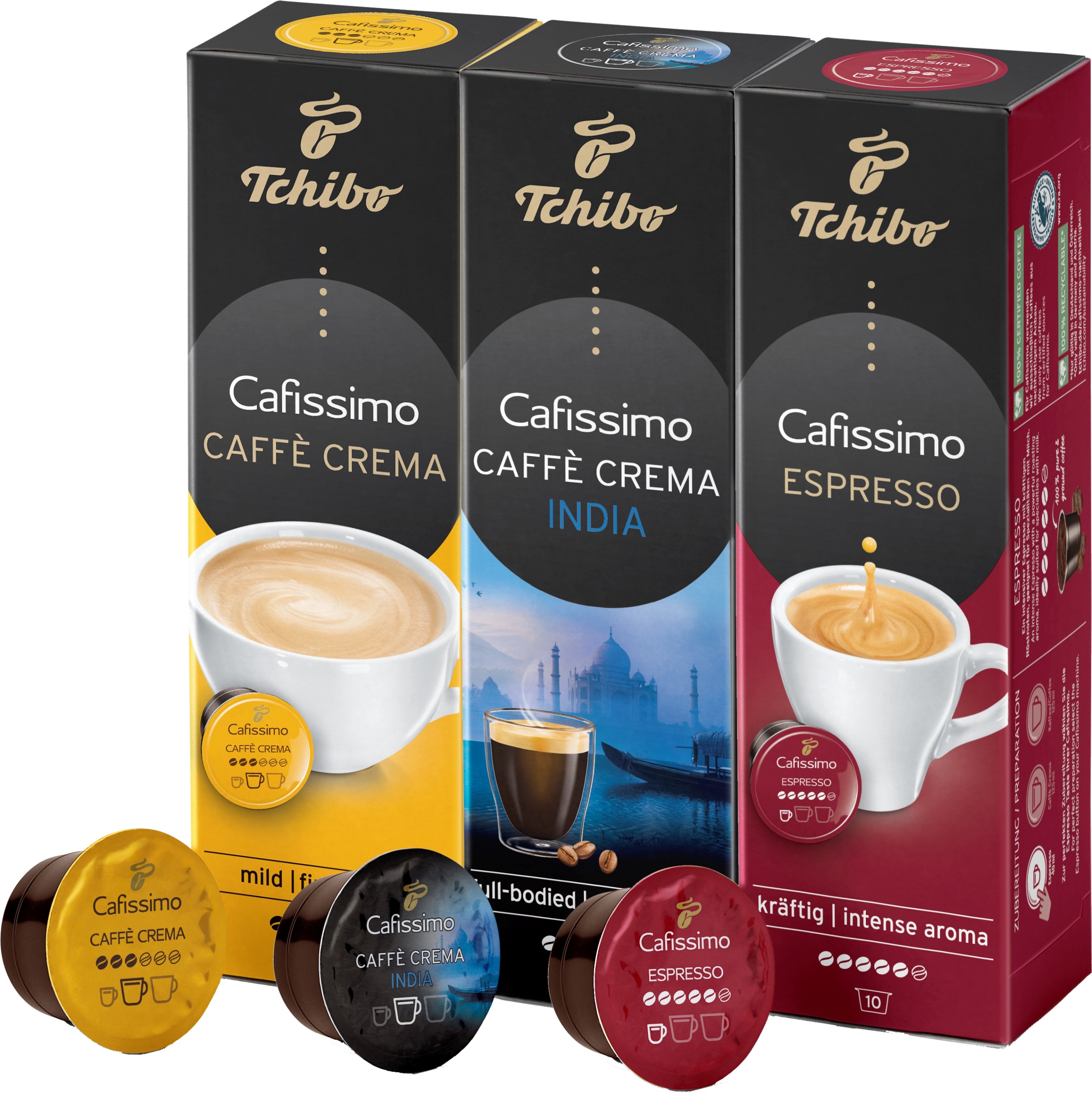 KAPSUŁKI TCHIBO CAFISSIMO ZESTAW 30 MIX CLASSIC 13301570797 - Allegro.pl