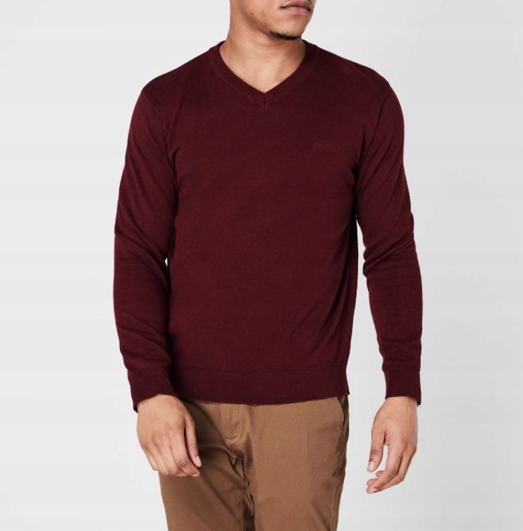 PIERRE CARDIN sweter swetr dekolt serek tu: M Rozmiar M