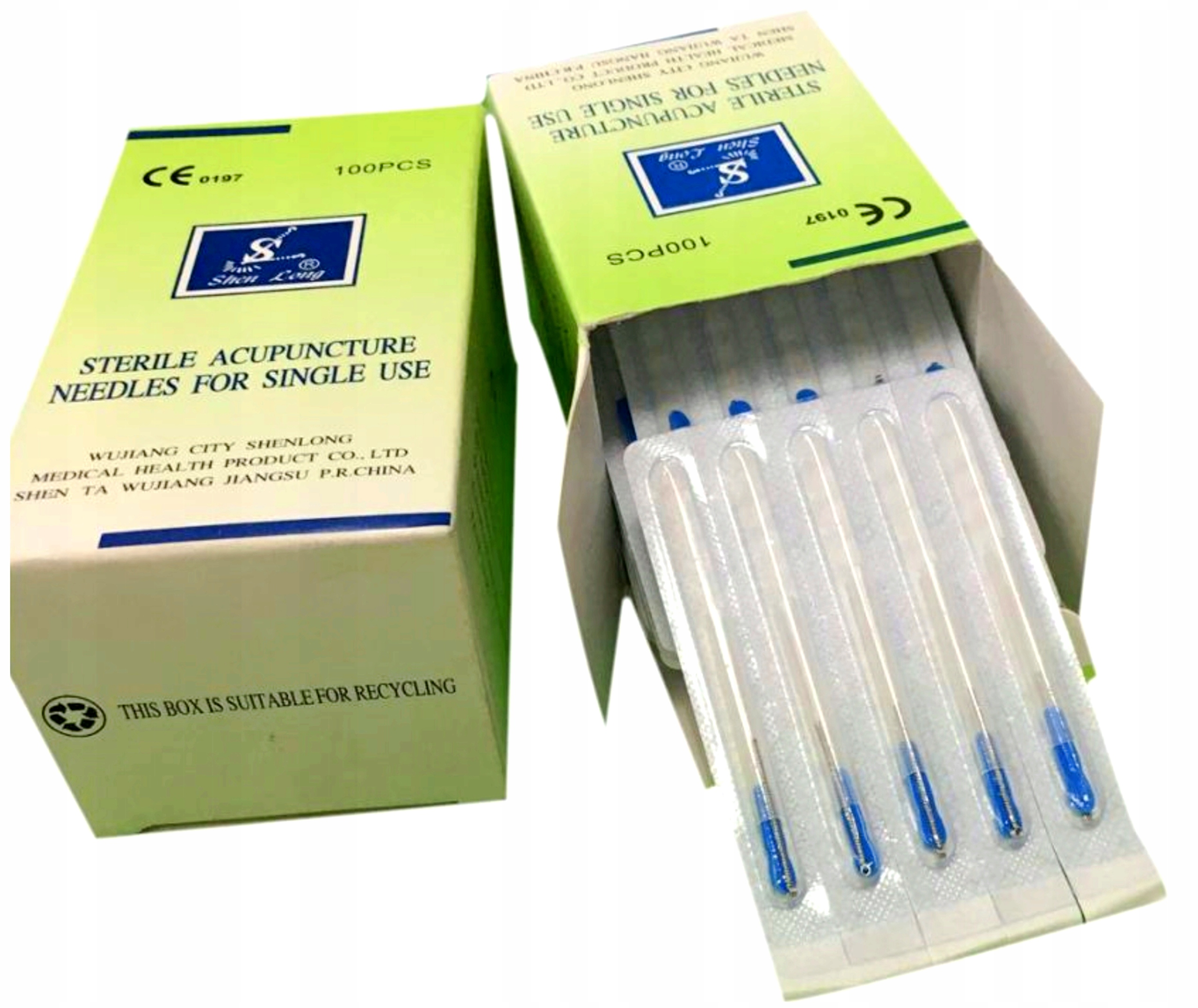 

Igły Shen Long stal z prowadnicą 0,20x30 mm