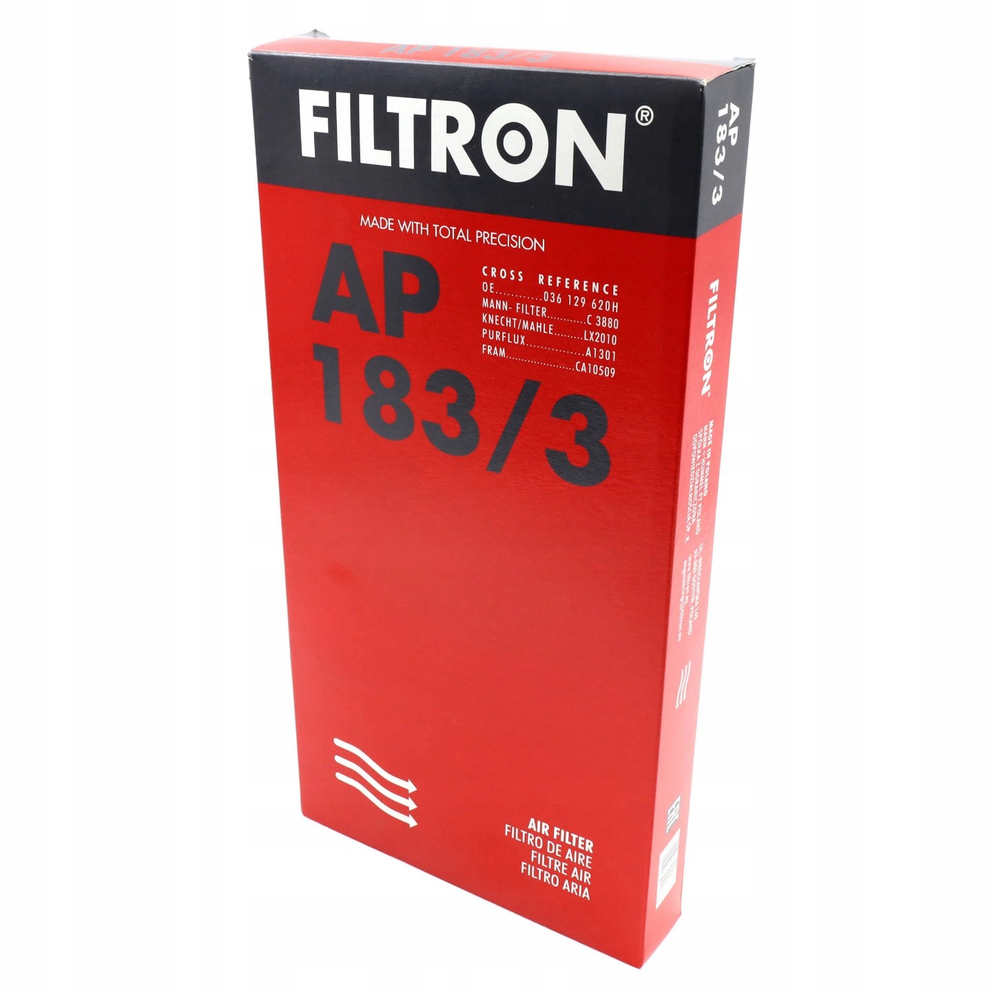 Filtr Powietrza Filtron AP183/3 Typ samochodu Samochody dostawcze Samochody osobowe