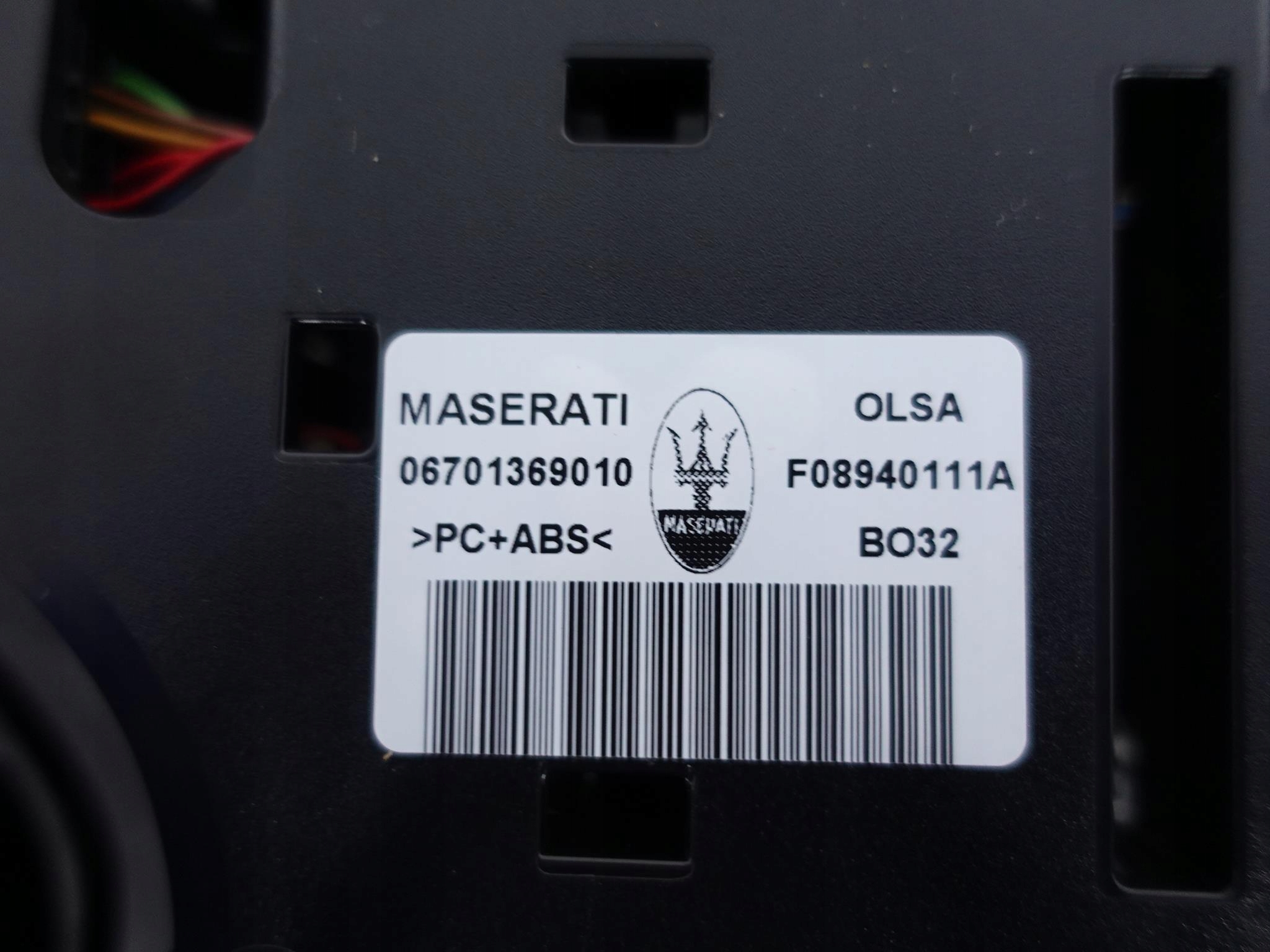 MASERATI LEVANTE PANEL switch light SUFIT