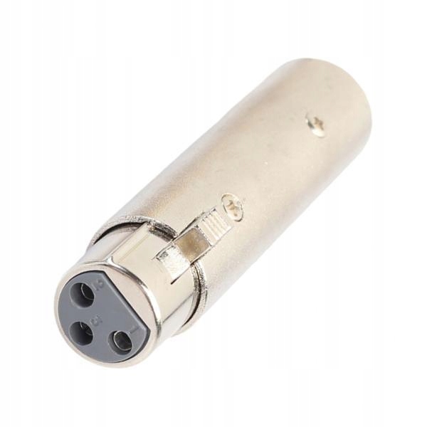 2x3 Pin XLR Męski na Żeński Wtyk Jack Adapter