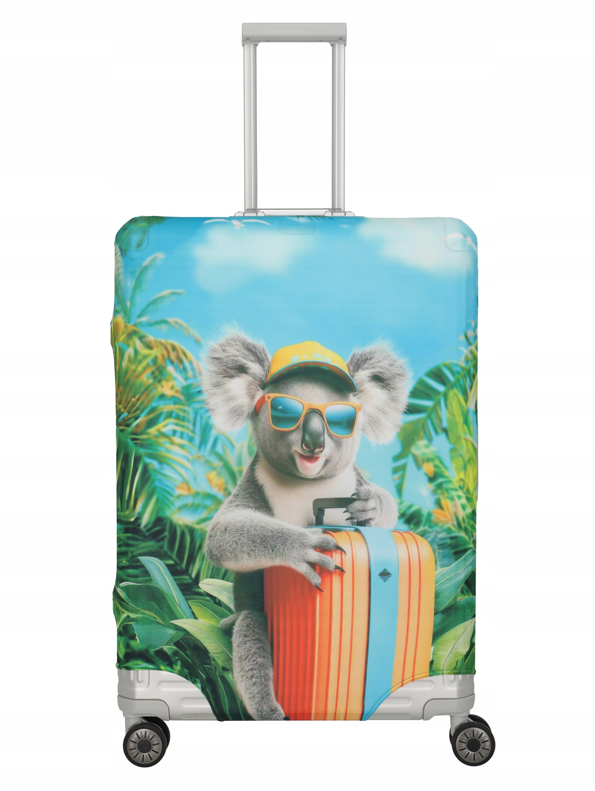Pokrowiec na walizkę L Travelite 77 x 52 x 29 cm Miś Koala