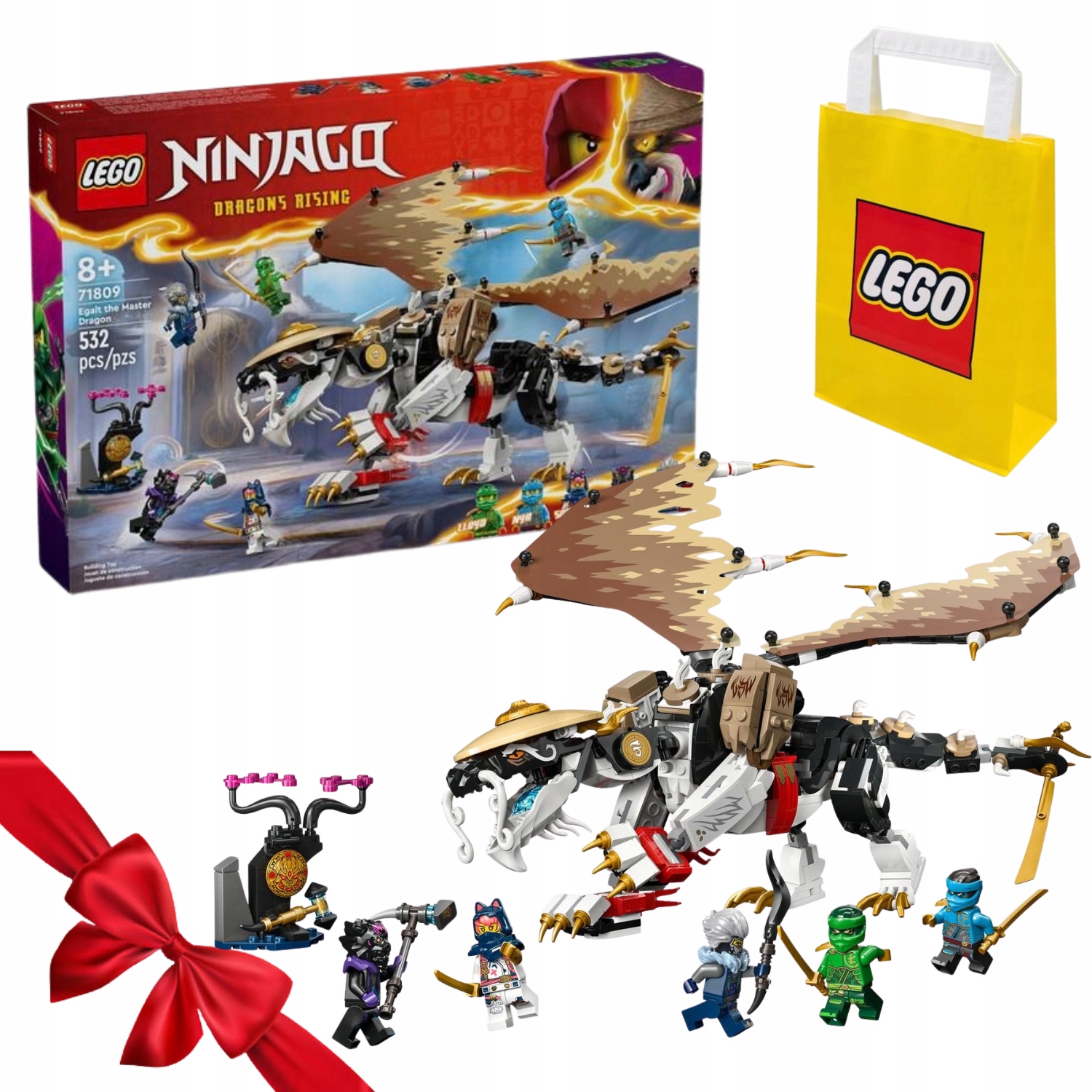 Zesatw Klocków Lego Ninjago Egalt – Władca Smoków 71809 Top