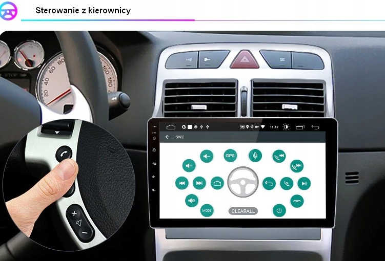 Autoradio GPS Peugeot 307 Version Android 12 – GOAUTORADIO