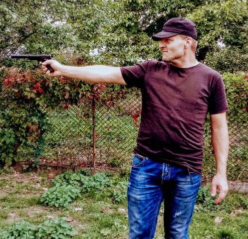 METALOWY pistolet na kulki ASG 800 kulek gratis Wiek dziecka 18 lat +