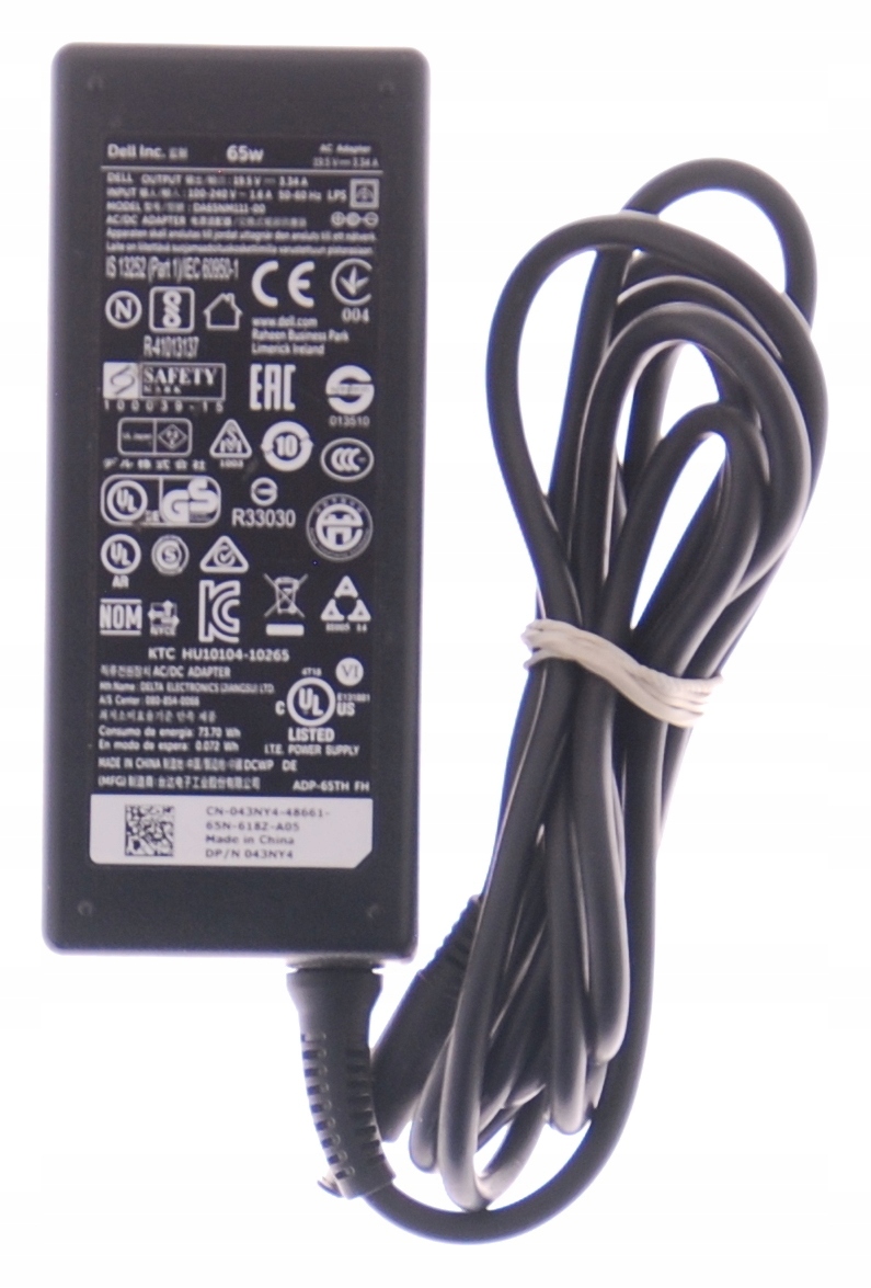 Dell Ac adaptér, 65W, 19.5V, 3