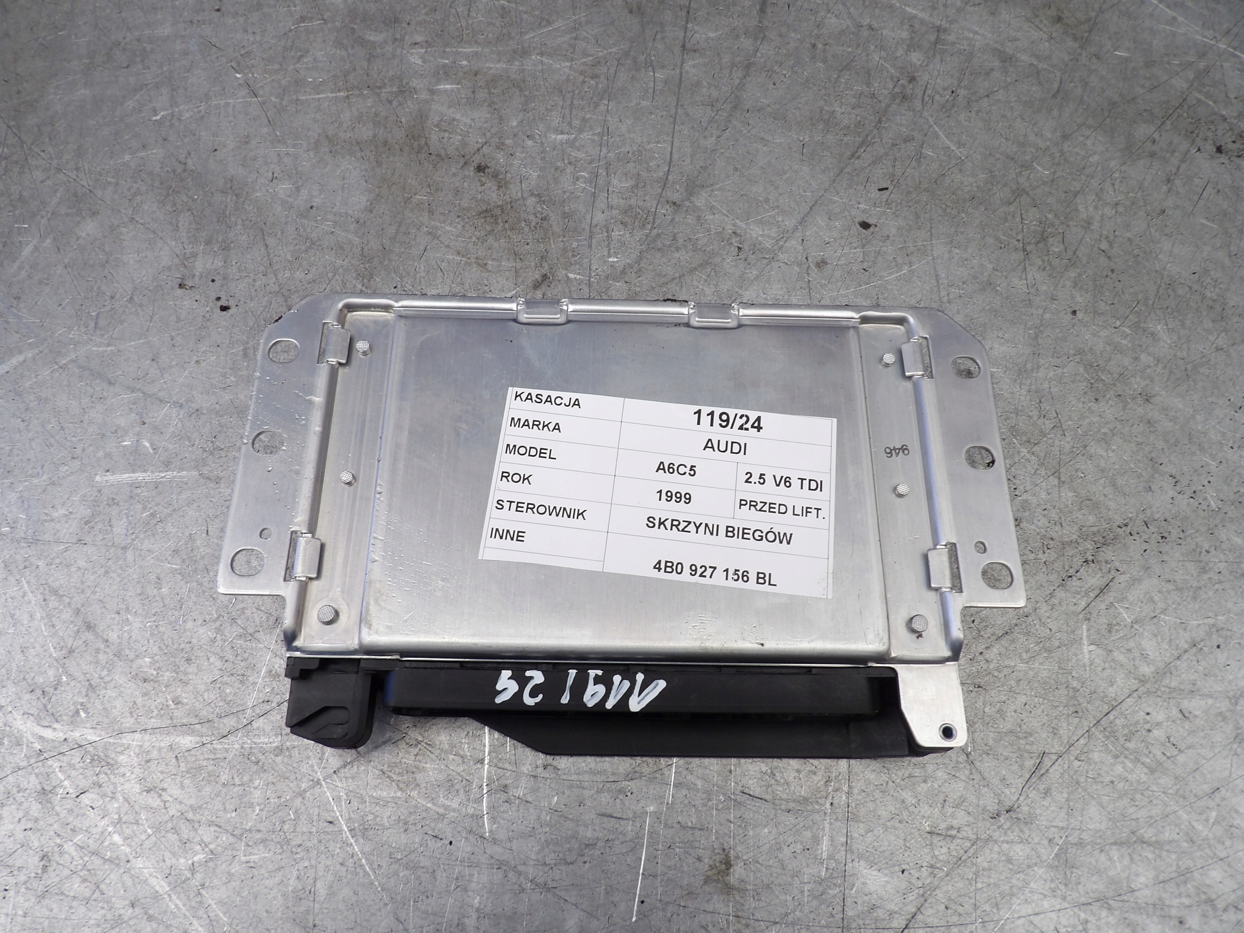 Audi A6 C5 2,5 TDI Bedienteil Getriebe getriebe 4B0927156BL 0260002514