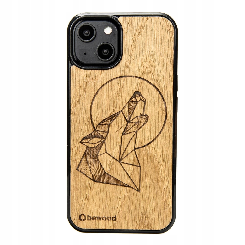 Etui Bewood do iPhone 14 Wilk Dąb