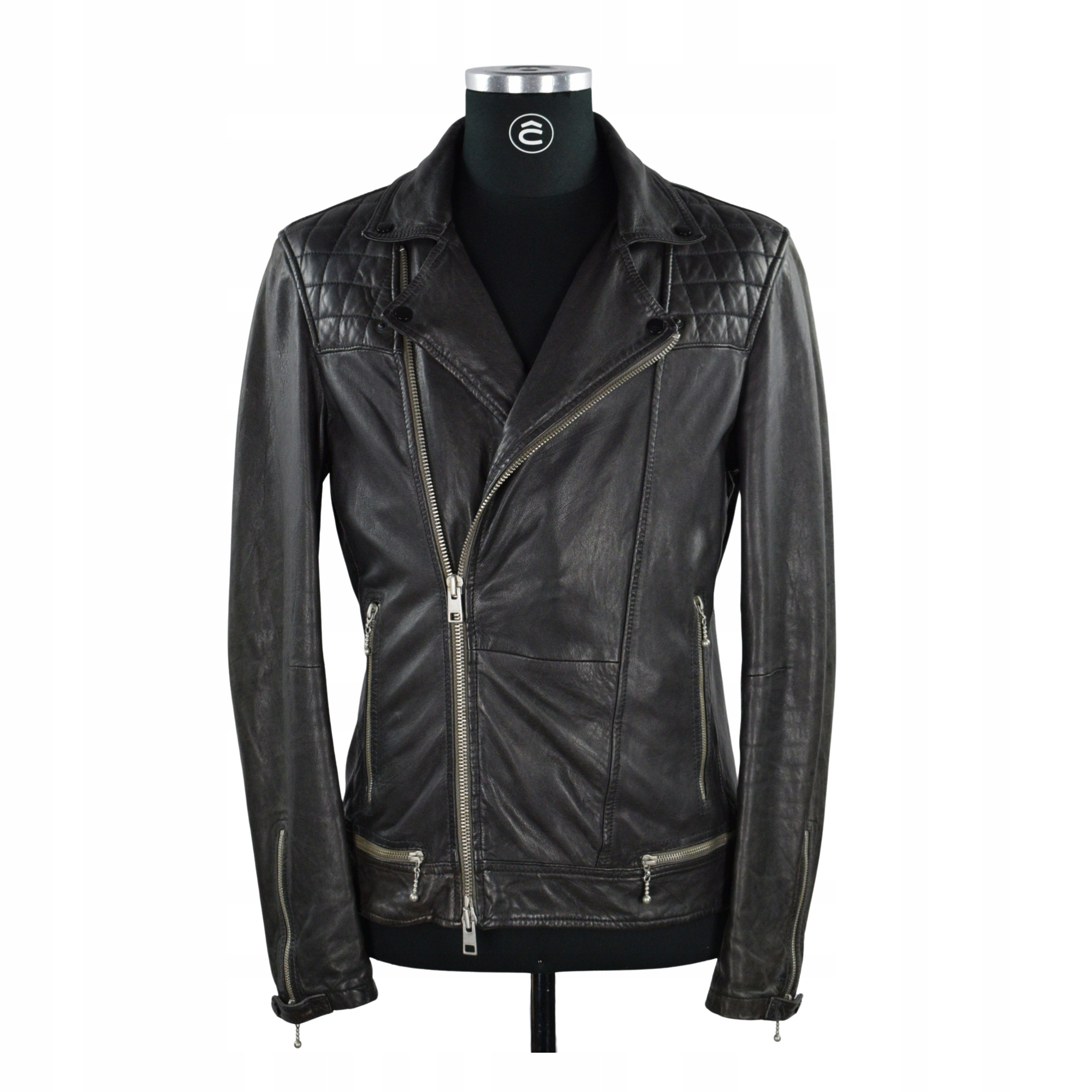 All Saints Conroy Leather Biker Ramoneska Skóra M 13802293650 - Allegro.pl