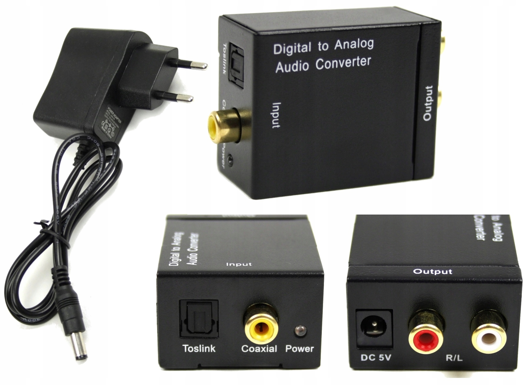 1 с зажимами. 1. Av converter toslink 285c. декодер spdif в 5. переходник toslink coaxial.