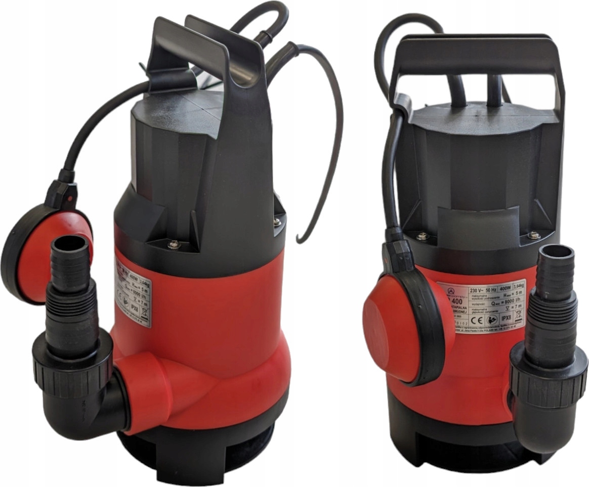 Malec Tp 400 Ponorná Pumpa 230V 400W Plovák Na Čistou A Špinavou Vodu