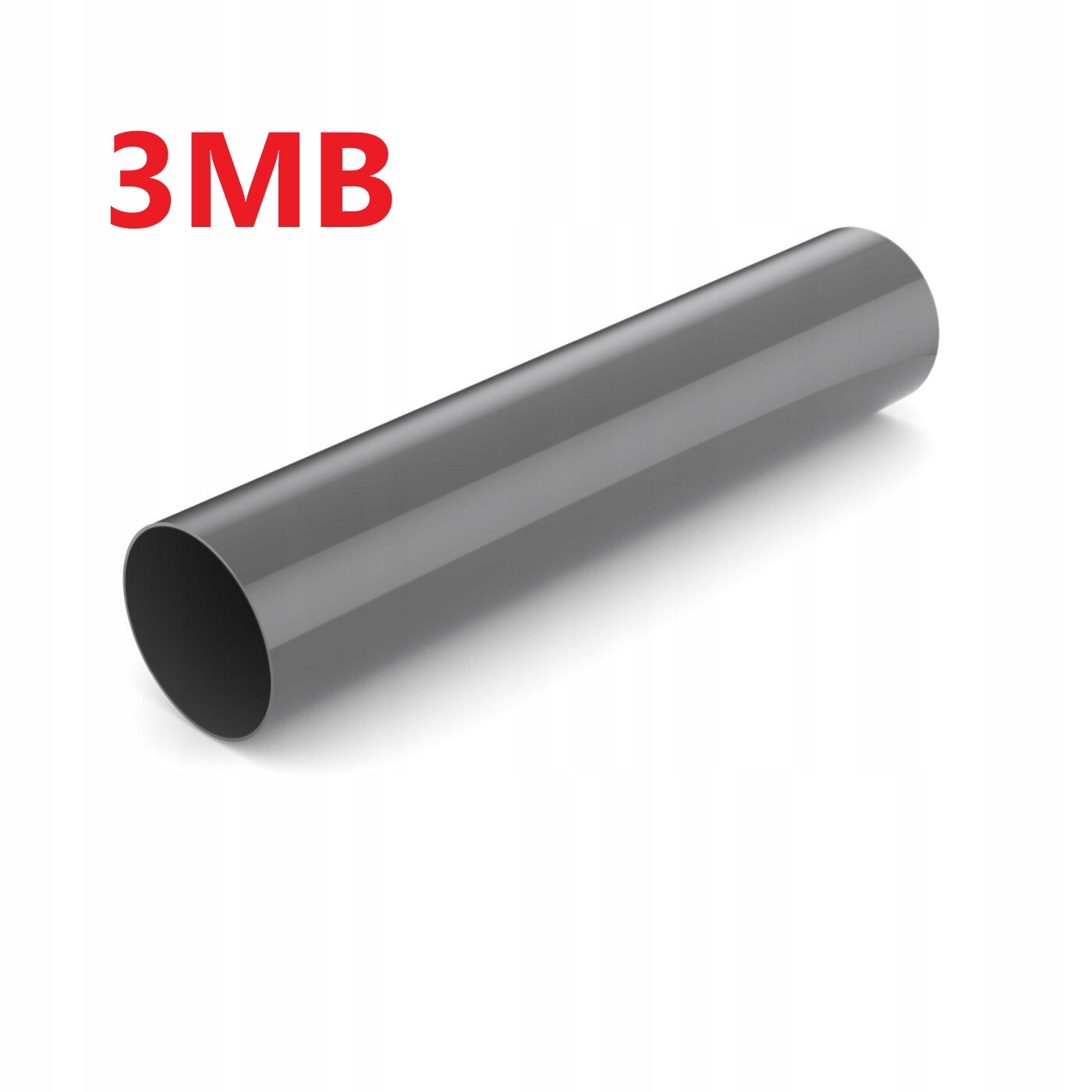 BRYZA PVC RURA SPUSTOWA fi 90 dł. 3 m GRAFIT