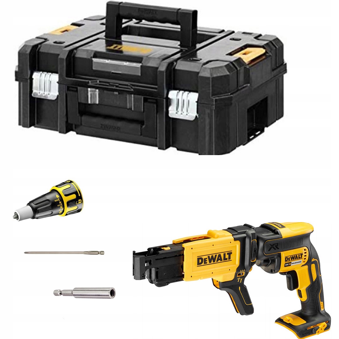 Aku Šroubovák na sádrokarton DeWALT DCF620NTK zásobník DCF6202 kufr