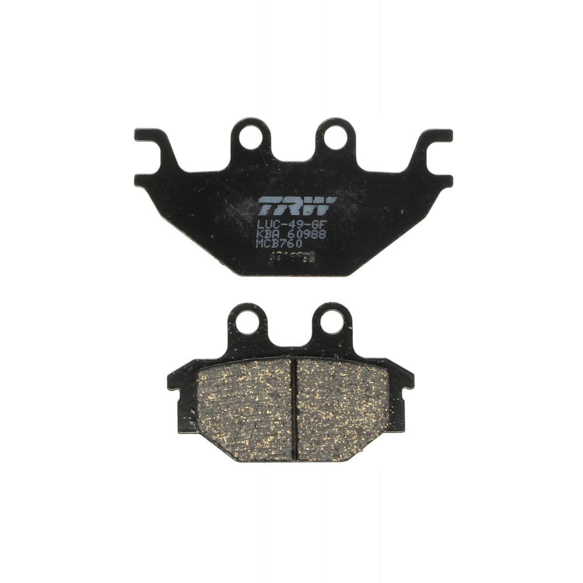 ICNT/MCB760/ZAPS - ТОРМОЗНЫЕ КОЛОДКИ ПЕРЕДНИЕ / ЗАДНИЕ ADLY 320 500 ATV