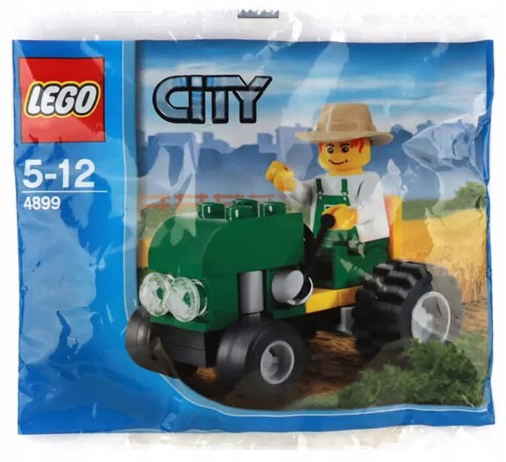 Lego City Farma Traktor rolnik 4899 kosiarka minifigurka polybag Misb 2009