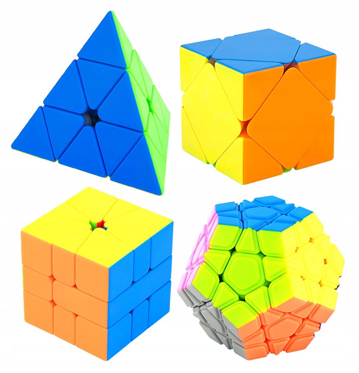 

Zestaw 4 Kostki Logiczne Moyu Meilong Megaminx 4W1