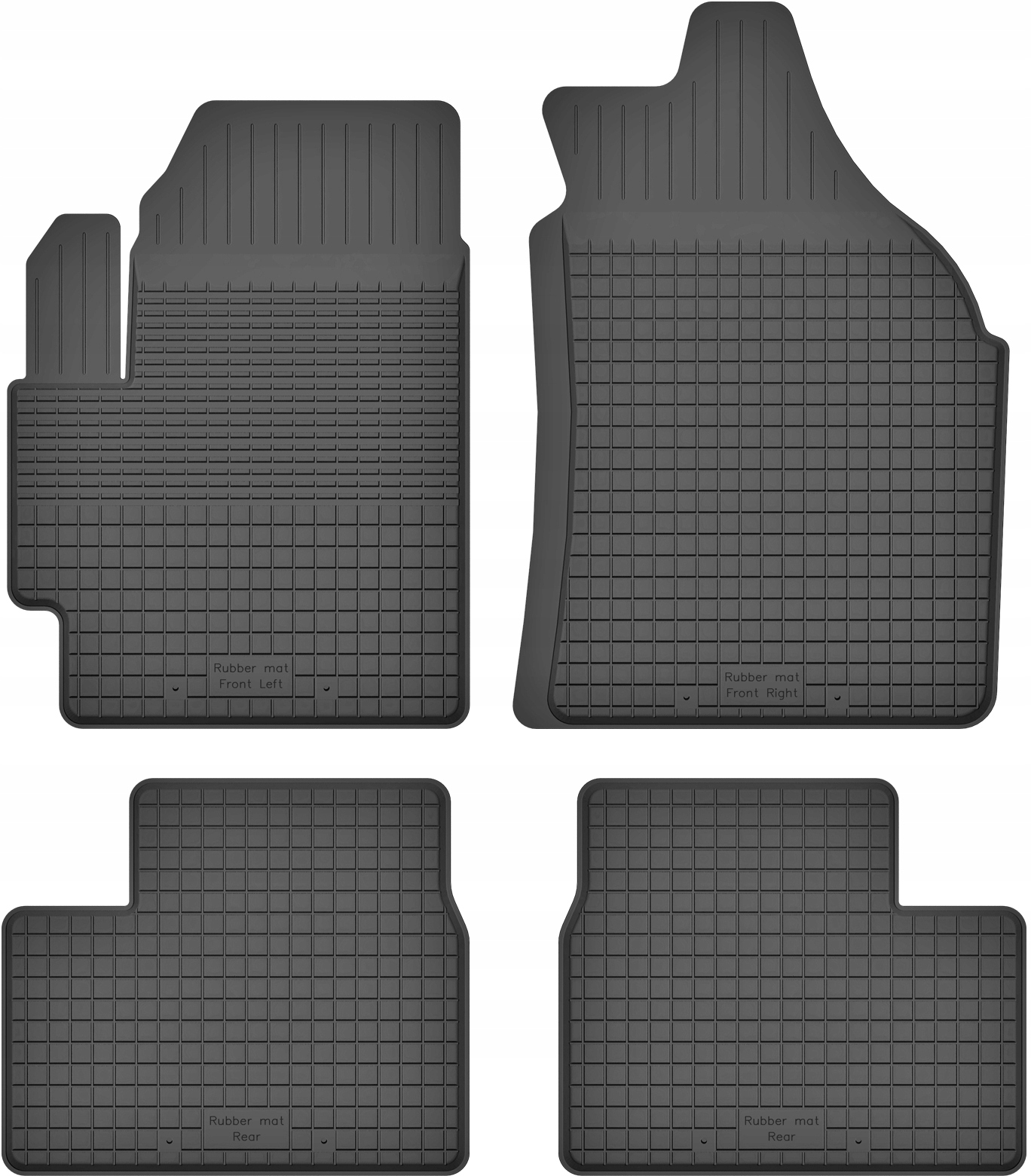 

Dywaniki gumowe korytka do Toyota Yaris 4 IV 2020-