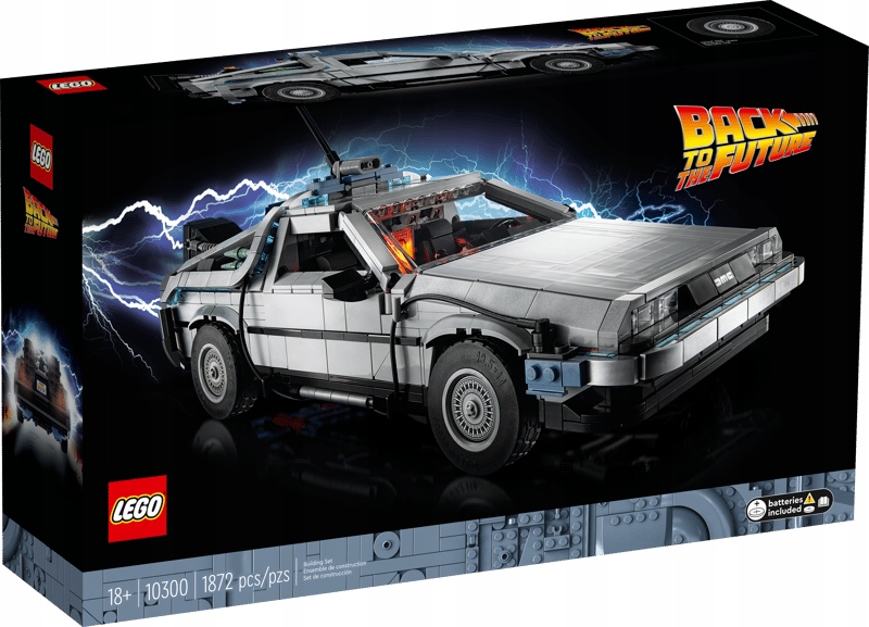 stavebnice Lego Icons 10300 Stroj času z Návratu do budoucnosti