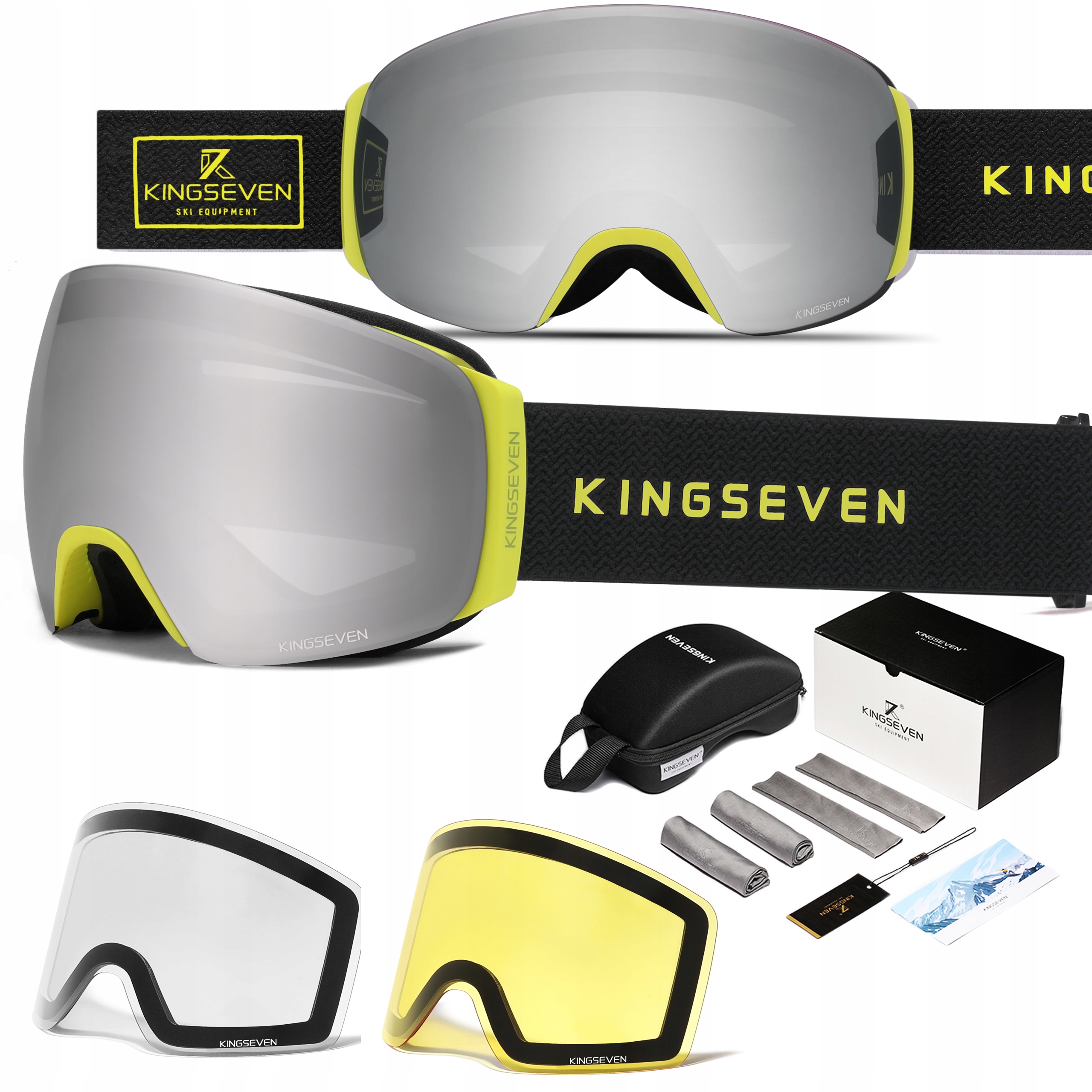 Lyžařské Brýle Snowboardové Brýle Na Lyže Snowboard Vyměnitelné Skla