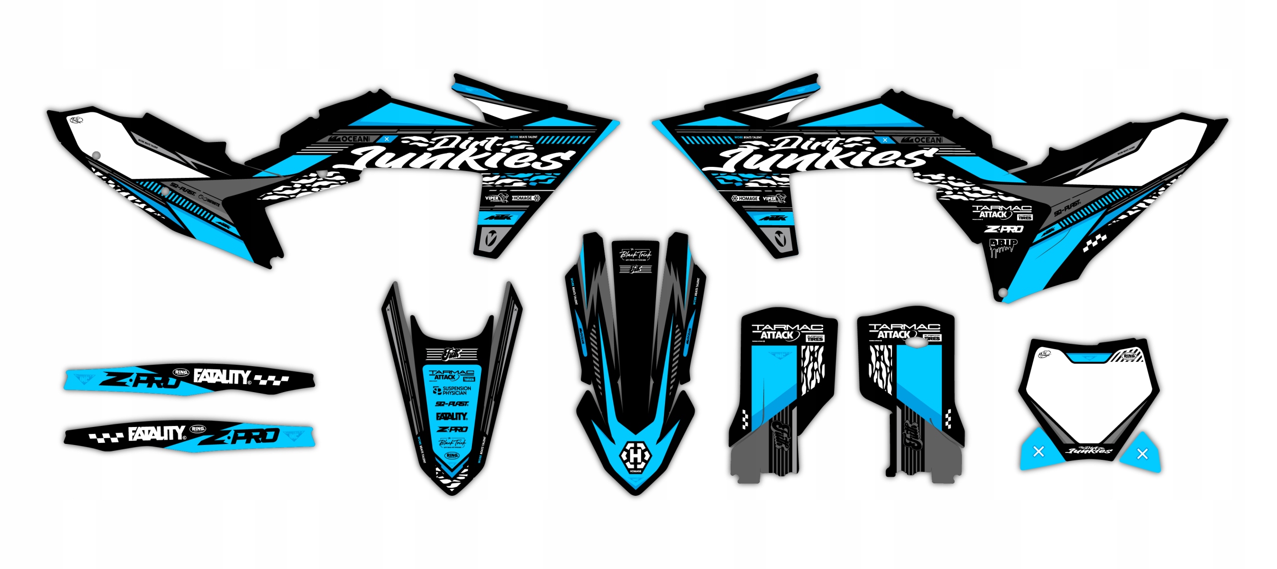 Dýha nálepky na motor Ktm Sx Sxf 2023+