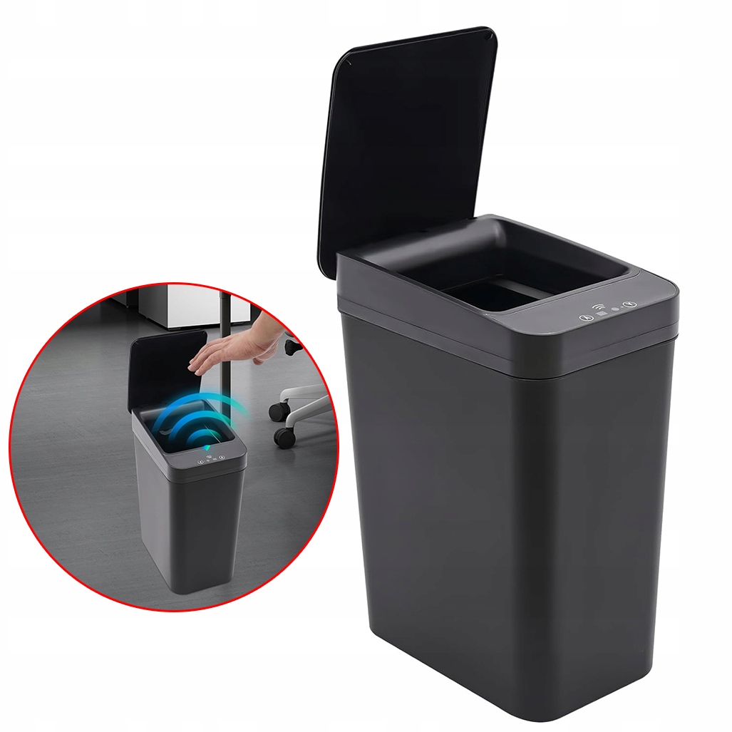 Levně Inteligentní Odpadkový Koš Se Senzorem 12 L Pro Kuchyň A Obývací Pokoj