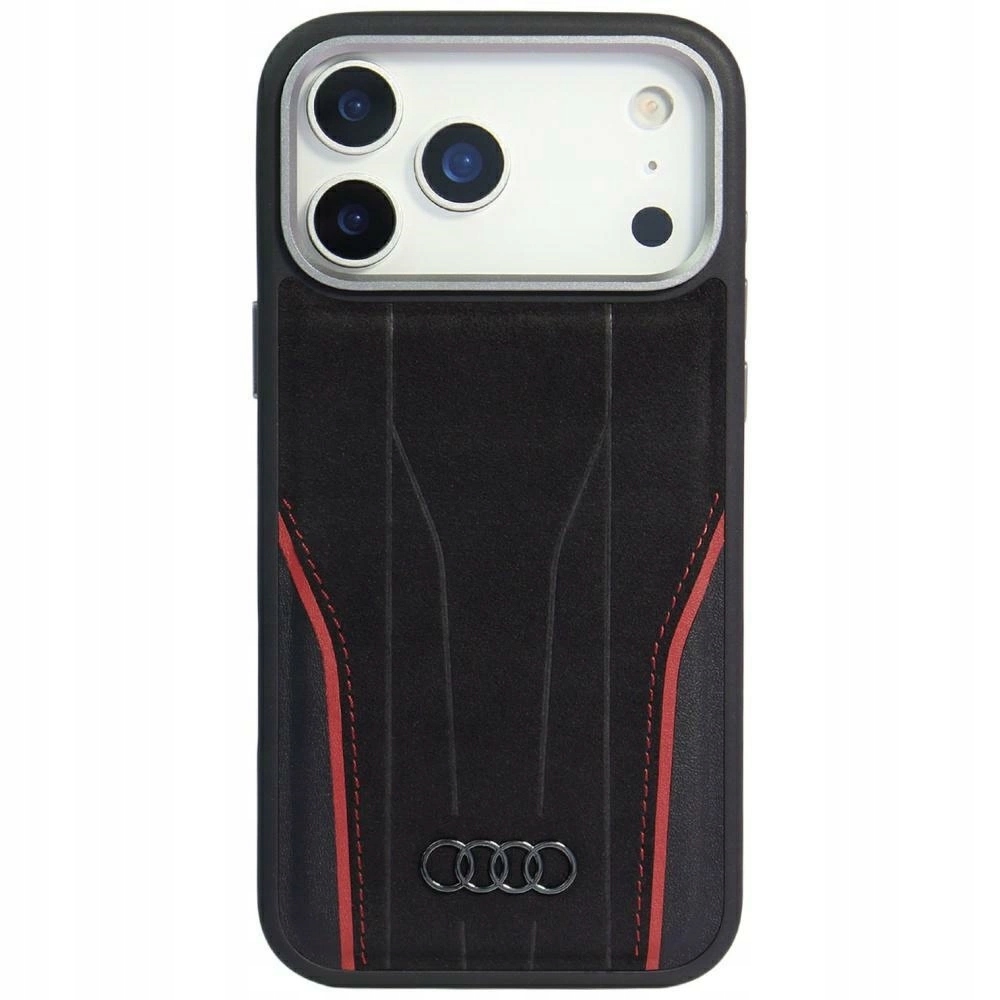Audi Puzdro R8 Pre Iphone 17 Pro Genuine Leather Magsafe, Kožené S Luxusom