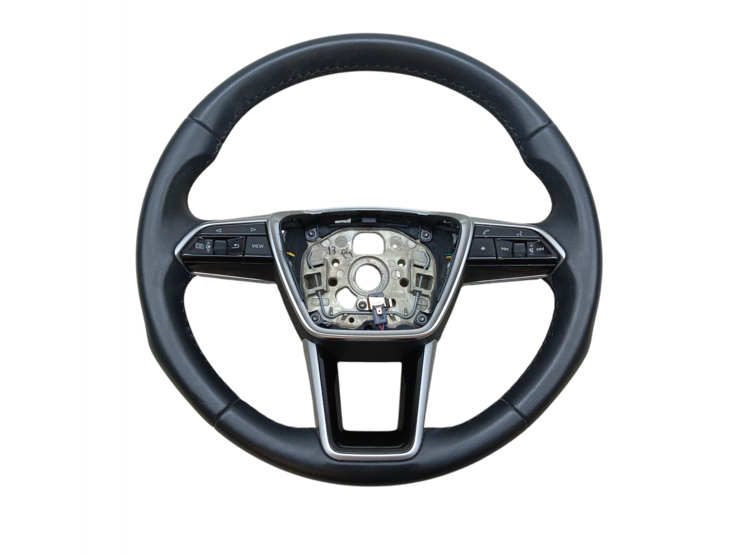 steering wheel, leather MULTIFUNKCJA with shifting AUDI A6 C8 4K0419091AT