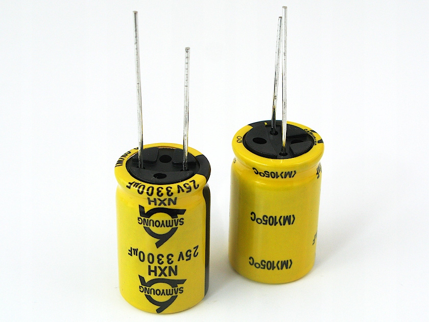 

Kondensator 3300uF / 25V 16x25 Lowesr Samyoung Hq