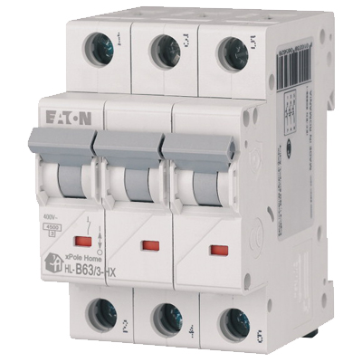 Eaton Wyłącznik Nadprądowy B 63A 3 Biegun HN-B63/3