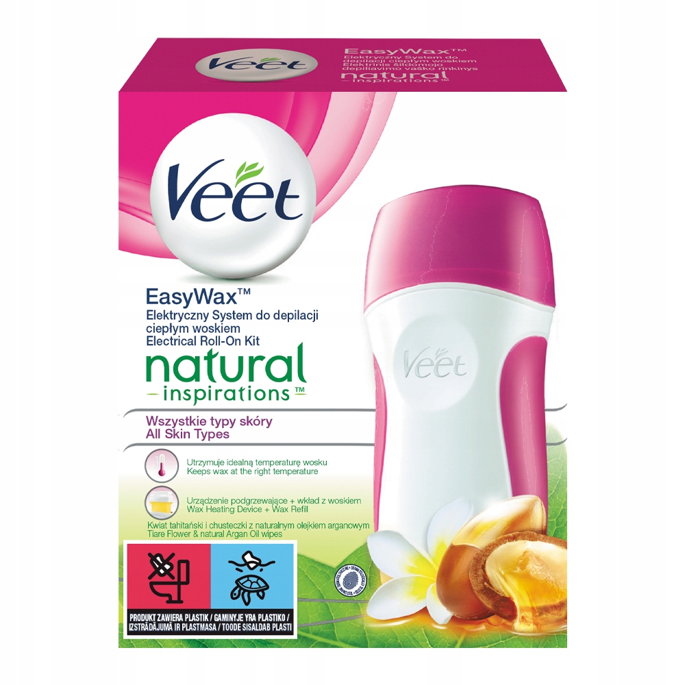 Zestaw do Depilacji VEET EASY WAX Ciepły Wosk do Wszystkich Typów Skóry