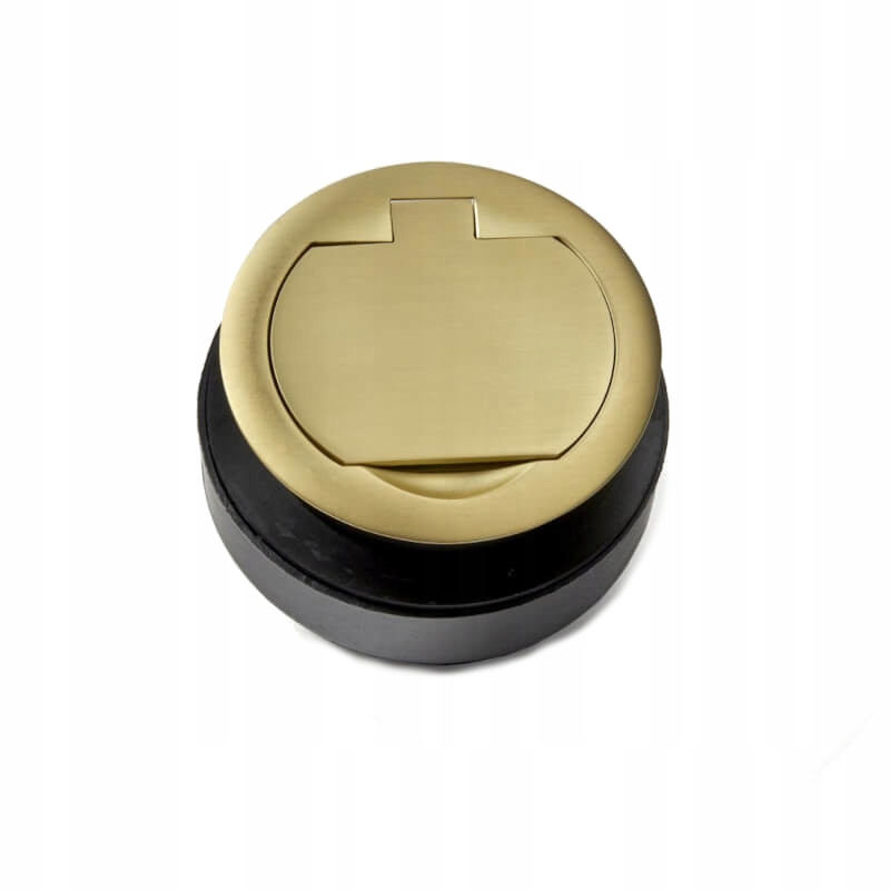 Gniazdo wpuszczane w blat Sfl Ring 230V Usb kolor złoty