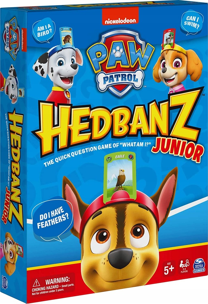 

Gra Hedbanz Junior Psi Patrol Zgadnij Kim Jestem