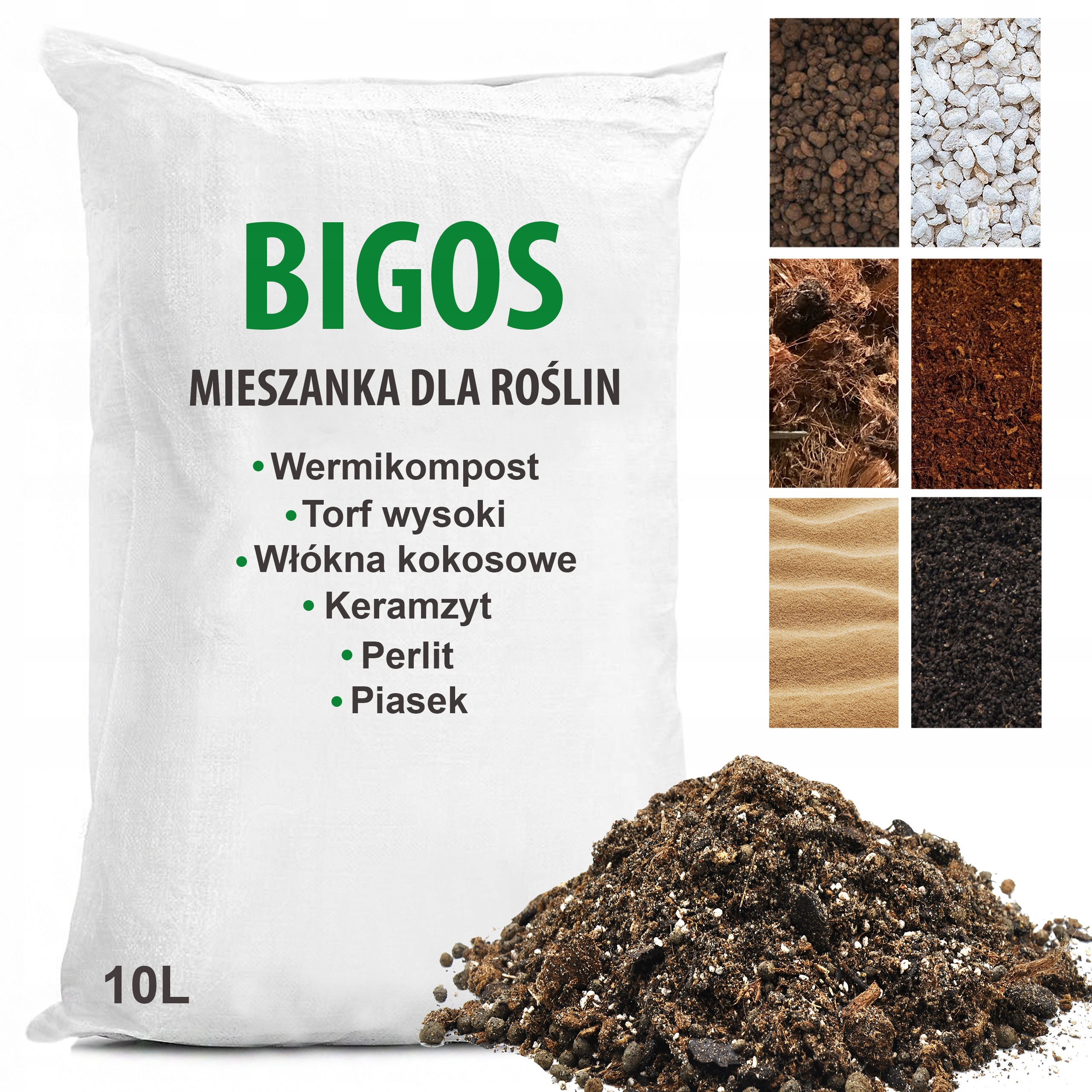 

Podłoże Uniwersalne Ziemia do Kwiatów Bigos 10L