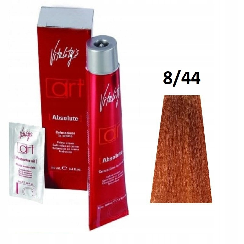 

Profesjonalna farba do włosów Vitalitys 8/44 8.44