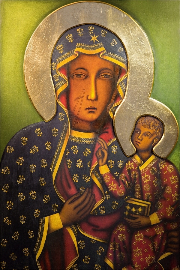 Obraz Na Plátně Panna Maria Čenstochovská 60x90cm