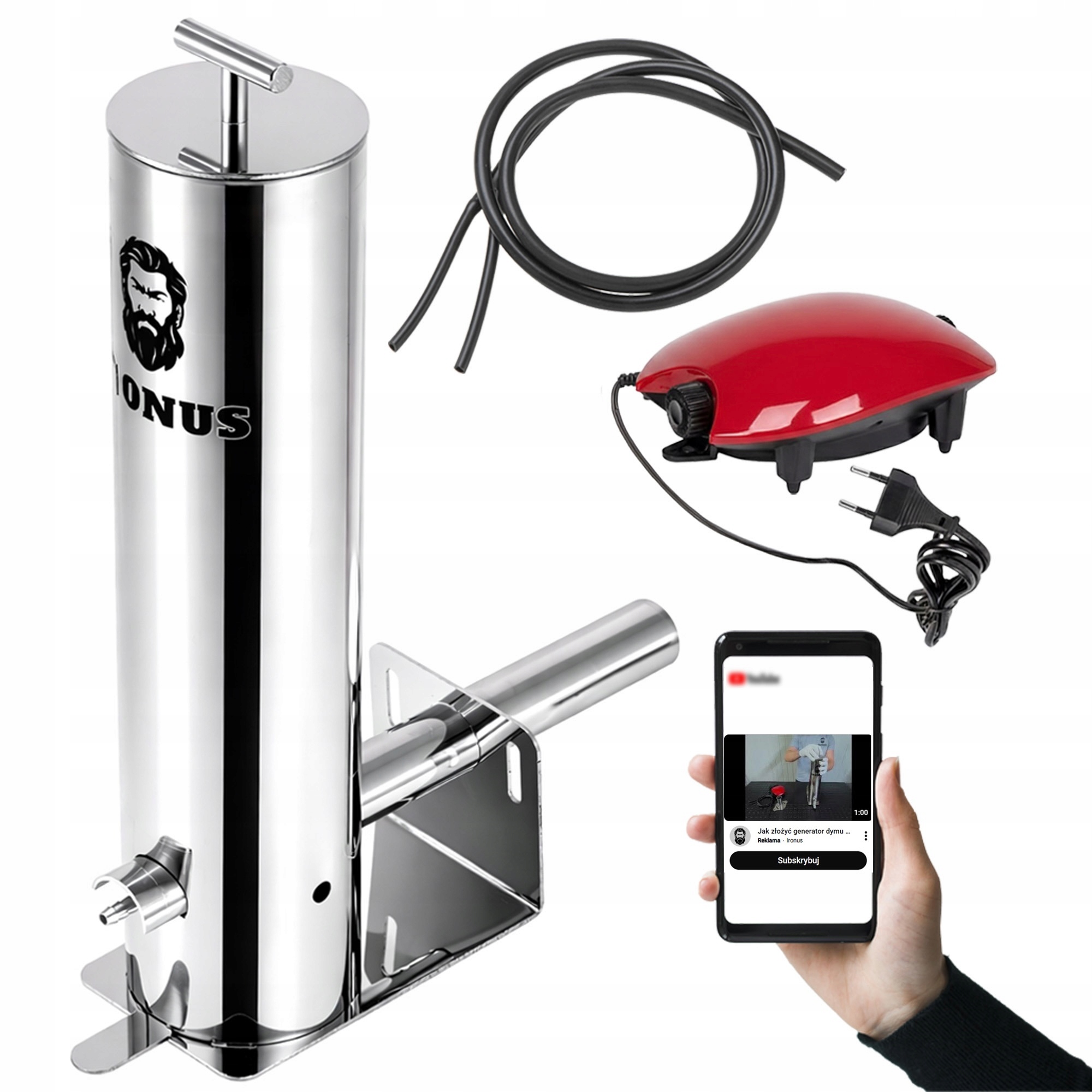 Generátor Dymu S Popolníkom A Elektrickou Pumpou, Elektrická Udiareň