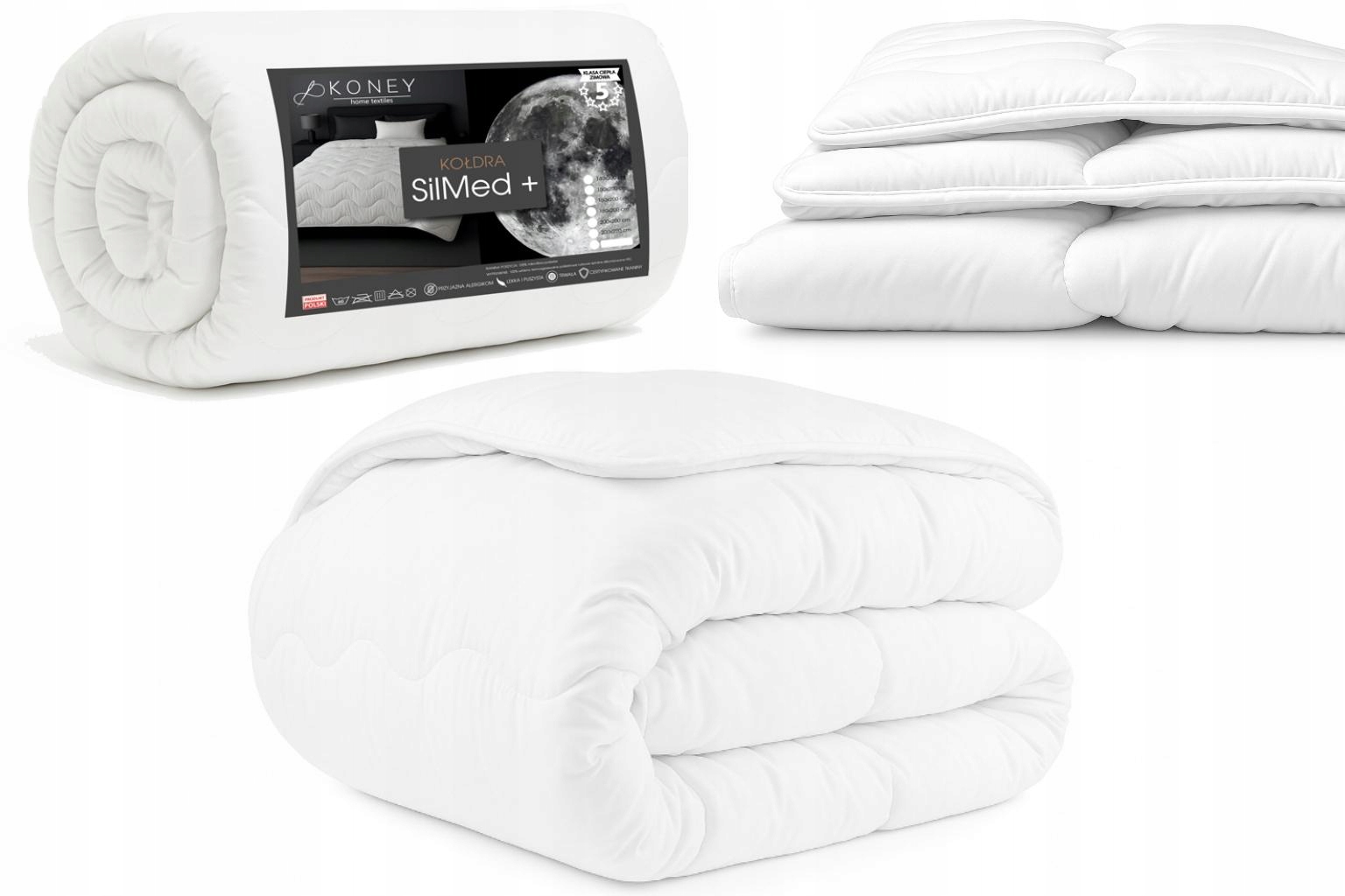 Zimní Přikrývka Anti-alergická 150X200 Teplá Produkt Polský Kvalita Koney